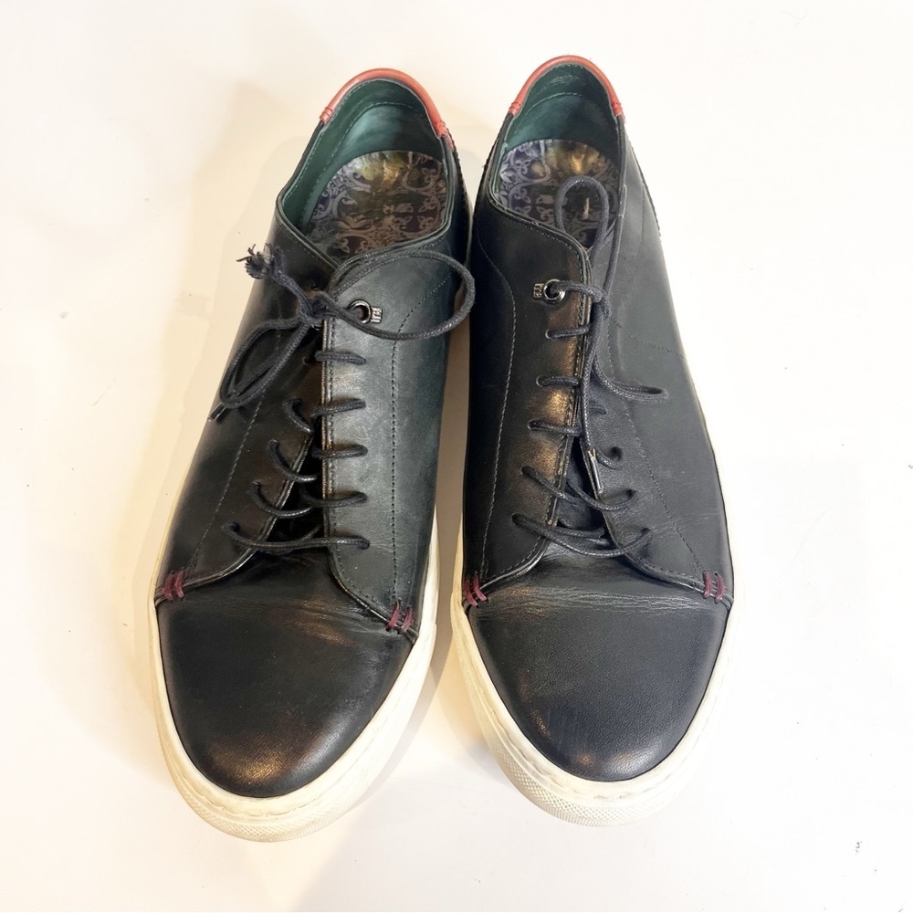Ted Baker | Black Leather Sneakers